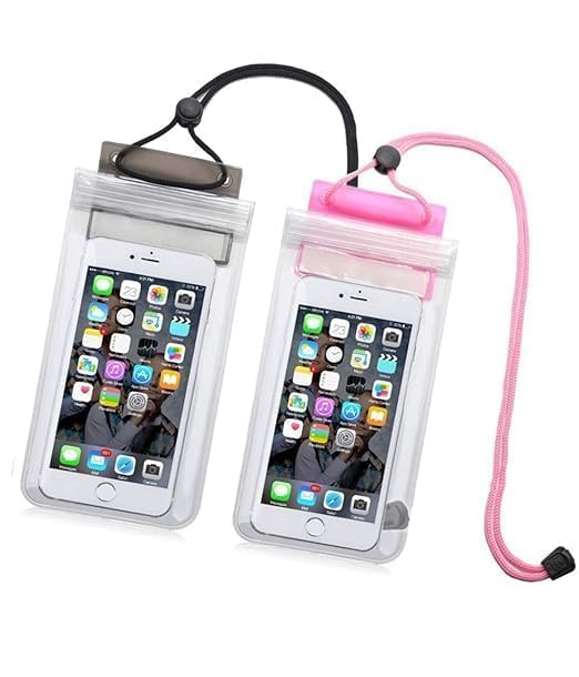 Waterproof Mobile Phone Pouch Rain Cover (Pack of 5)