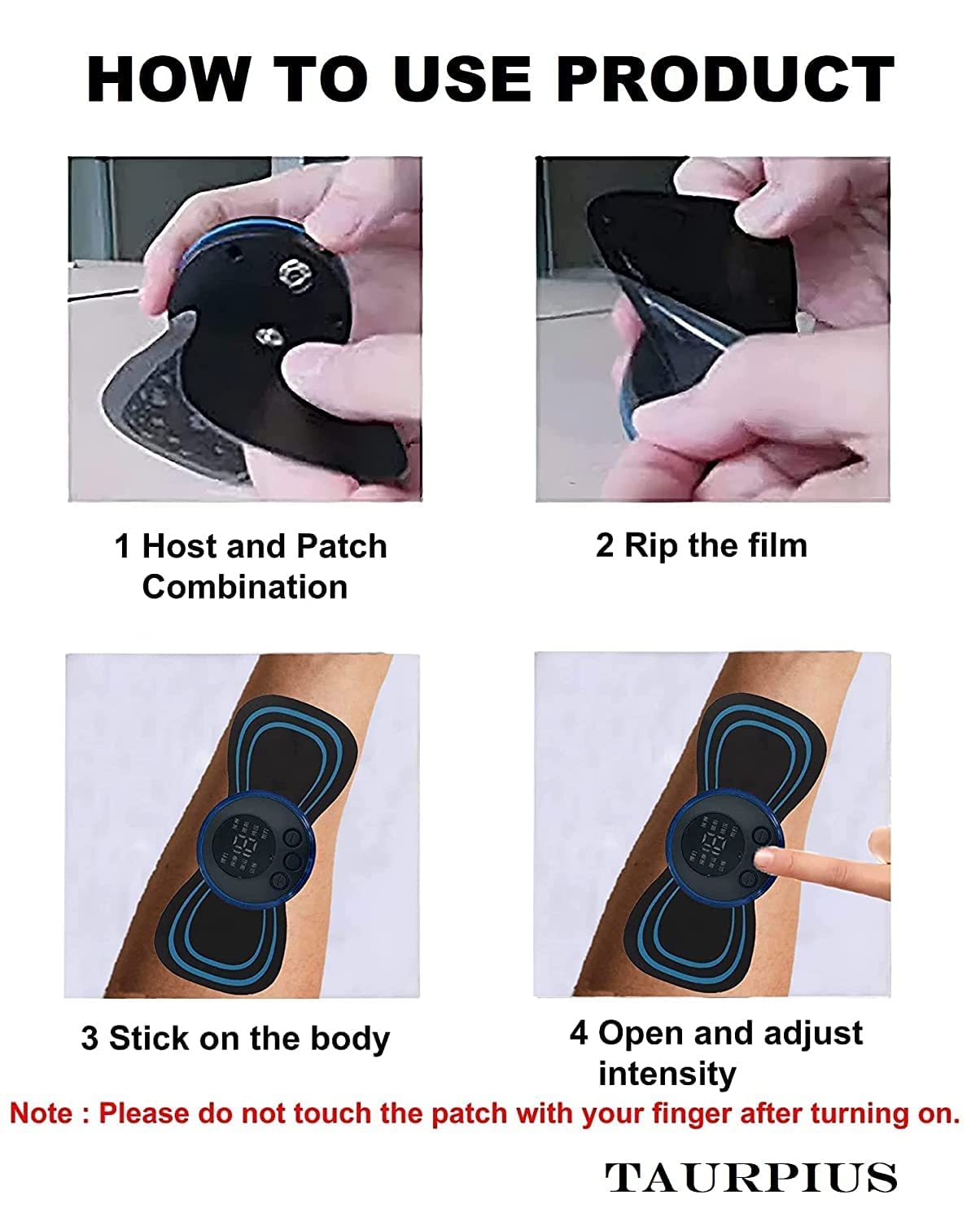 Mini Body Massager Machine for Pain Relief Portable