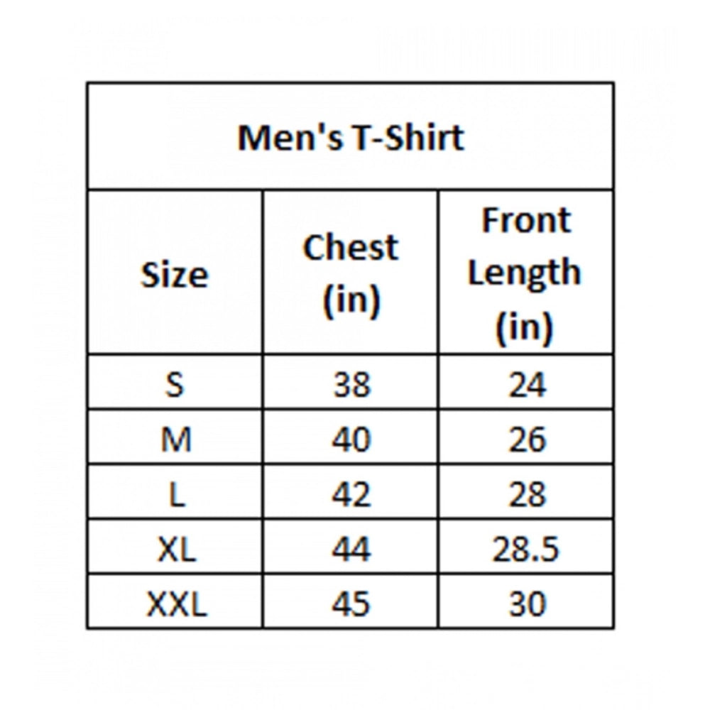 Generic Men's Cotton Acid wash T-shirt (Blue)