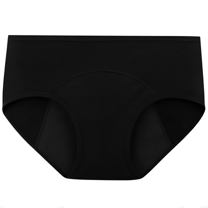 Period Panties for Women – Reusable Leak-Proof Menstrual Briefs ( Black )