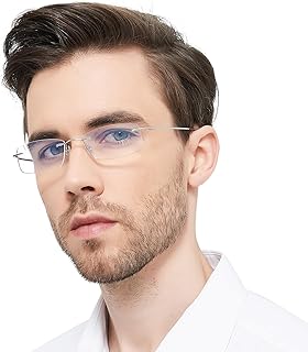 Unisex Blue Light Square Glasses