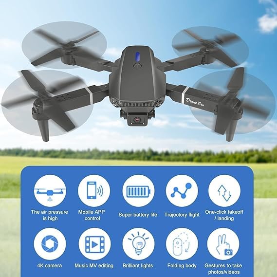 Conquer the Skies | Foldable HD Camera Drone