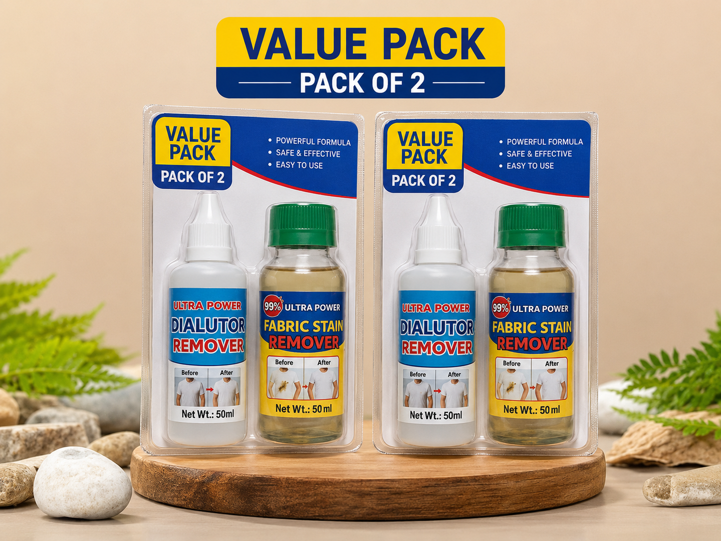Fabric Stain Remover (Pack of 2)