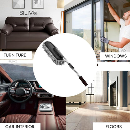 Microfiber Flexible Duster/Brush with Expandable Handle