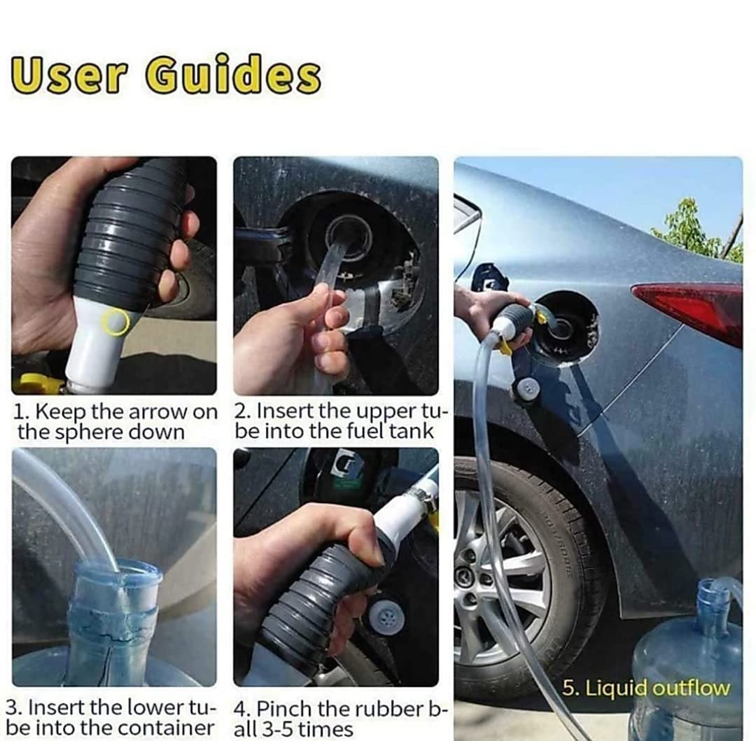 Liquid Pipe Siphon Hand Pump