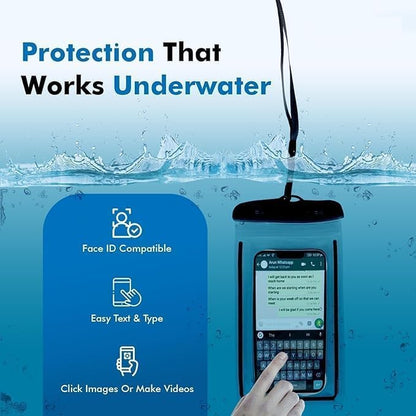Waterproof Mobile Phone Pouch Rain Cover (Pack of 5)