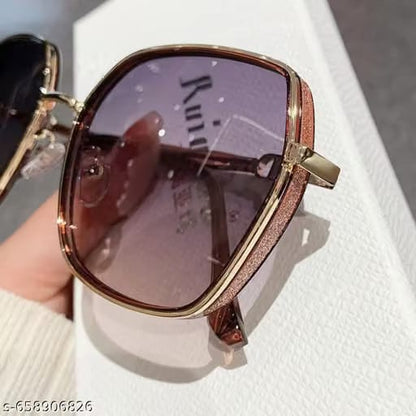 Blue UV Protected Lens Oversized Sunglasses