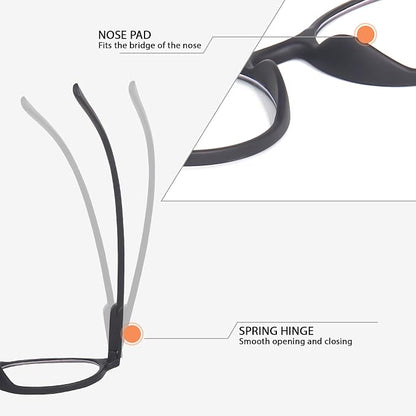 Round Computer Glasses For Eye Protection