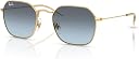 Ray-Ban boys Rj9594s Jim Square Sunglasses (Gold/Blue Grey Gradient) Limited Edition