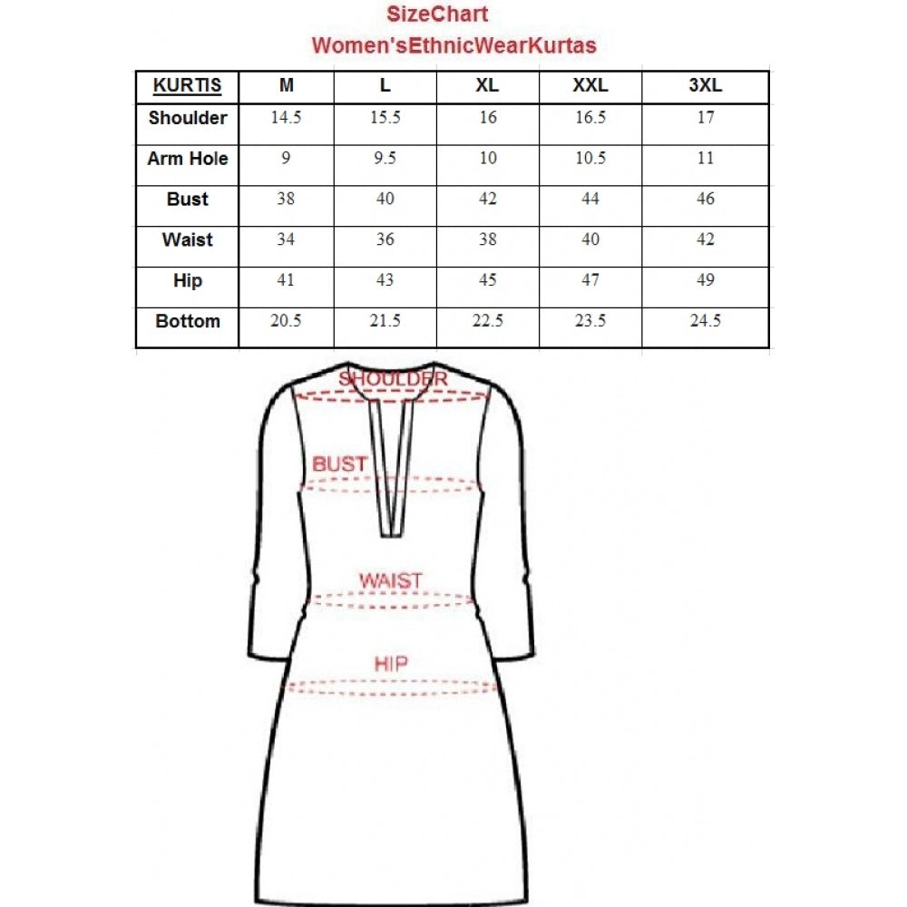 Graceful Women's Khadi Embroidered Kurti (Yellow, Khadi)
