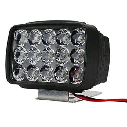 Generic Pack Of 2 15 Led White Bike Led Light Driving Waterproof Headlights Fog Lamp Lighting (White)