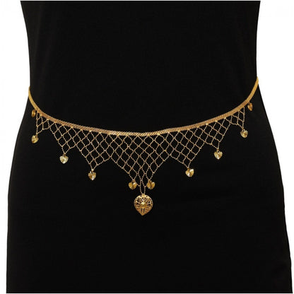 Generic Women's Gold Plated Kamarband Waist Belt For Women//Girls Adjustable Chain