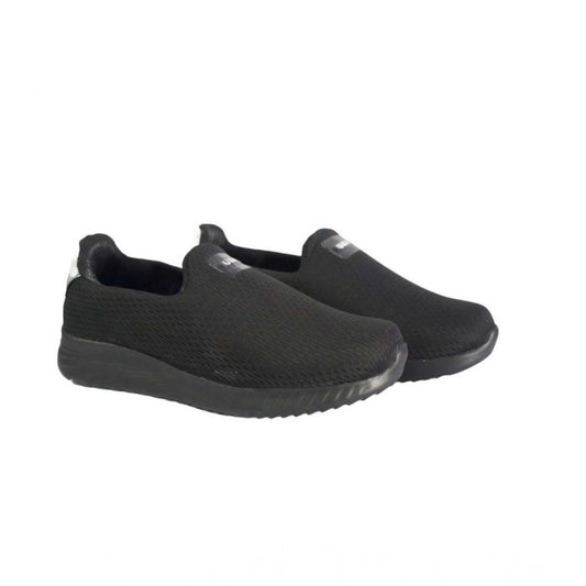 Generic Men's Casual Synthetic Leather Pull On Shoes (Black)