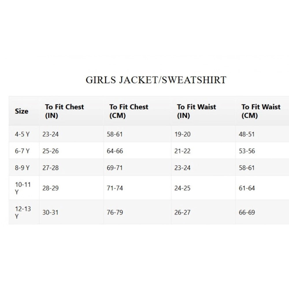 Girl's Fleece Embellished Long Sleeves Sweatshirt (Pink)
