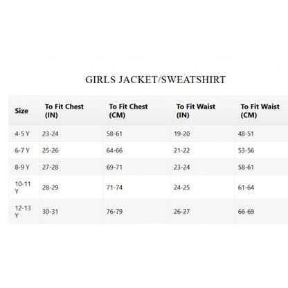 Girl's Fleece Embellished Long Sleeves Sweatshirt (Light Pink)