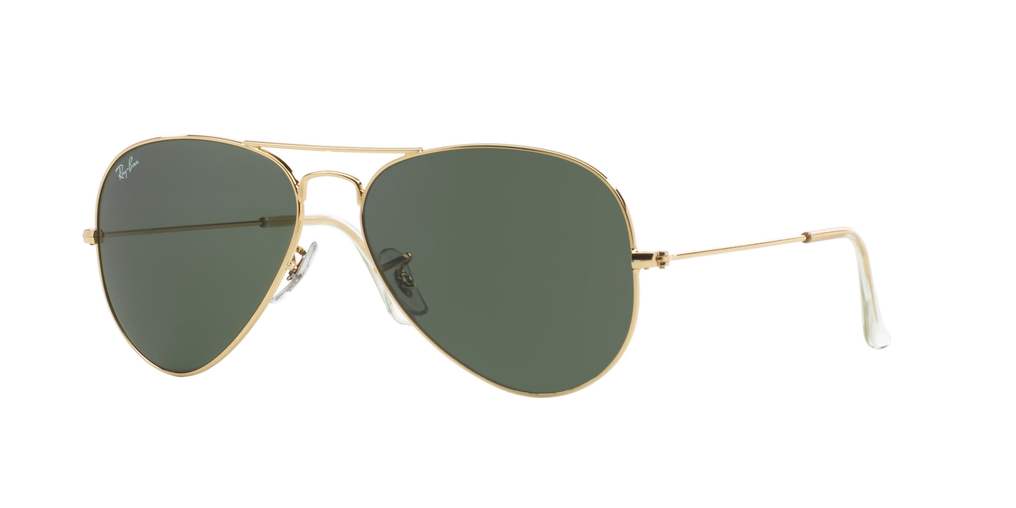 Ray-Ban Classic Polarized Aviator (Gold G-15 Green)