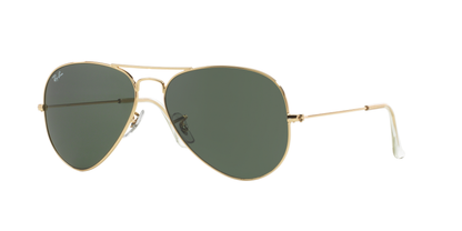 Ray-Ban Classic Polarized Aviator (Gold G-15 Green)
