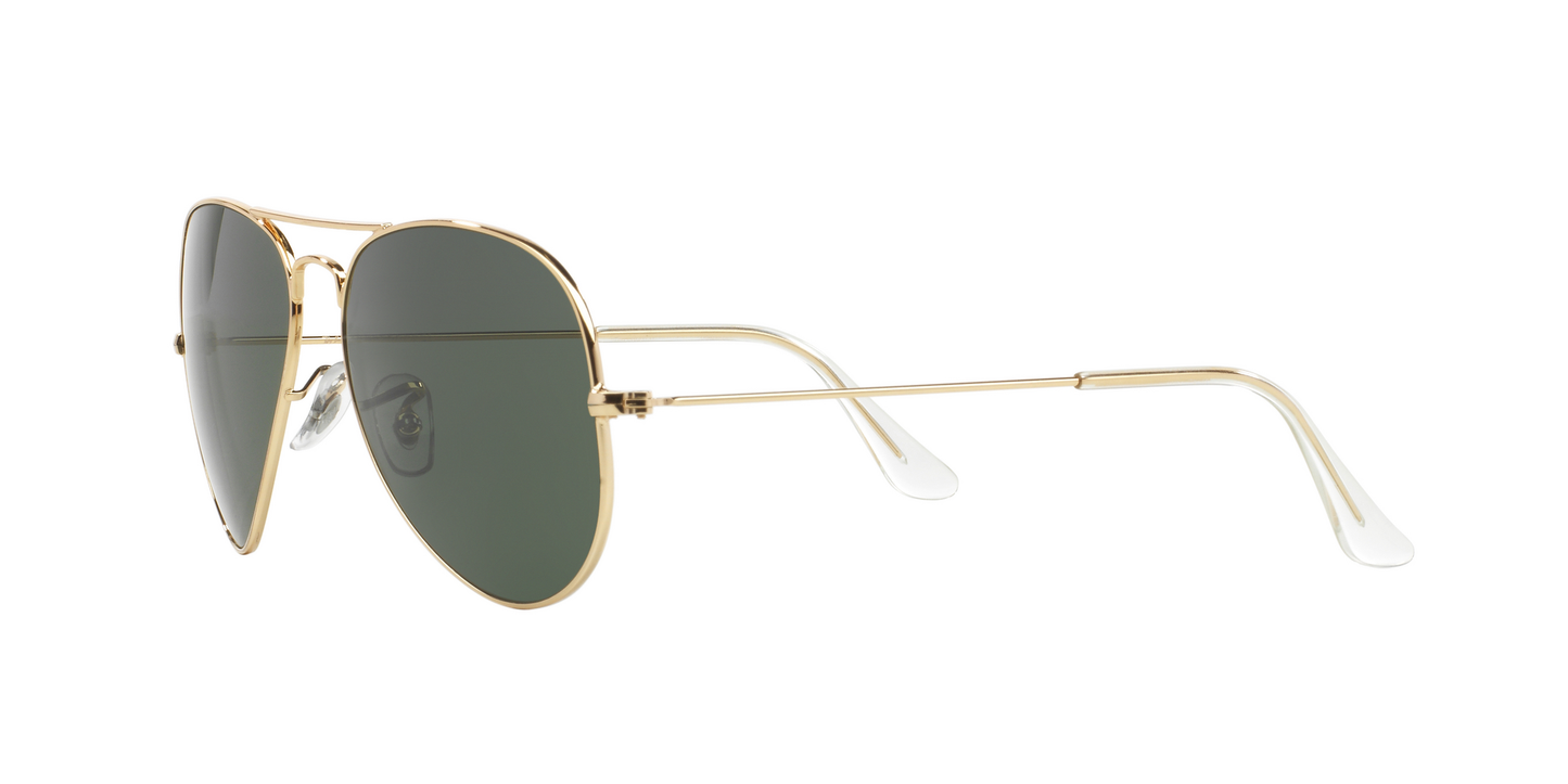 Ray-Ban Classic Polarized Aviator (Gold G-15 Green)