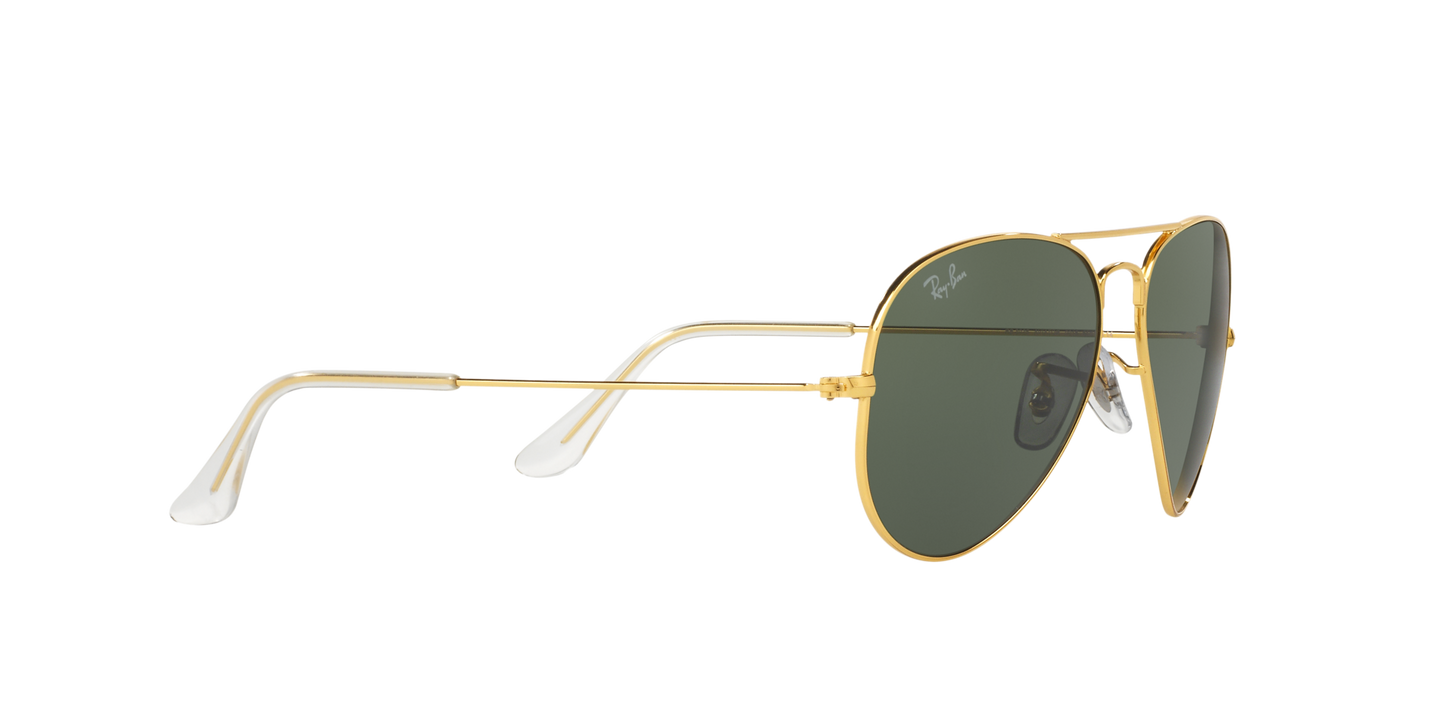 Ray-Ban Classic Polarized Aviator (Gold G-15 Green)