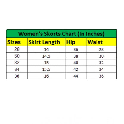 Generic Women's Denim Lycra Solid Zip Closure Skorts (Blue)